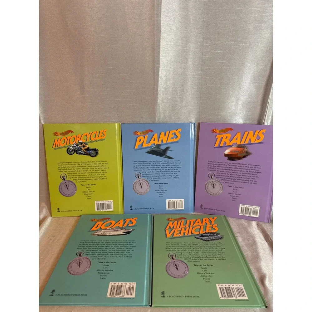 Hot Wheels SPEED‎ Series Childrens Books Set